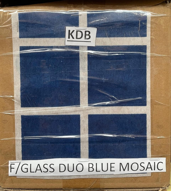 Fiberglass Duo Blue Mosaic Sheet – Pool Lining Tile Overlay for Fiberglass Pools
