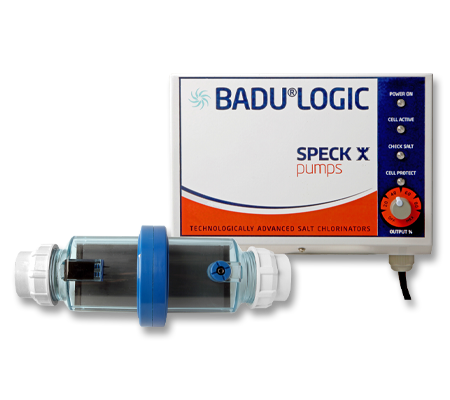 Badu Logic Salt Chlorinator – self-cleaning chlorine generator for 50,000L to 150,000L pools

