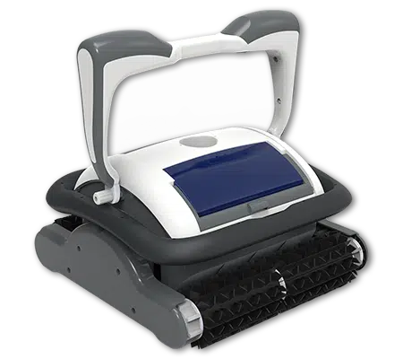 Badu Raptor Pro robotic pool cleaner with control box, Bluetooth, remote, triple motor system, large baskets, and 18m floating cable.








Ask ChatGPT
