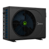 Midea ESG-Inv M Series inverter pool heat pump with Boost Mode for energy-efficient swimming pool heating and cooling side view