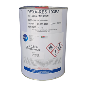NCS Clear Fiberglass Resin – Transparent polyester resin for fiberglass pool lining 5kg
