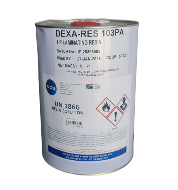 NCS Clear Pool Brush Coat – fiberglass topcoat for pools 5kg 