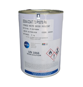 NCS White Brush Pool Coat – Professional White Finish for Fiberglass Pools 5kg