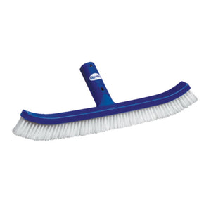 Curved nylon pool brush 450mm for daily swimming pool maintenance 

