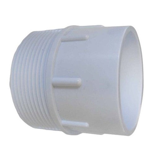Male To Female 50mm Threaded PVC Adapter