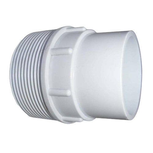 Male To Male 50mm Threaded PVC Adapter