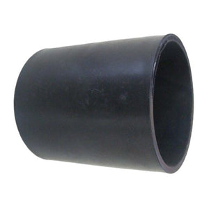 Black PVC Straight Connector 50mm