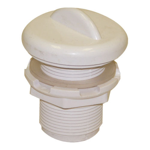 Quality standard large white spa air control – adjustable valve for regulating air to spa jets

